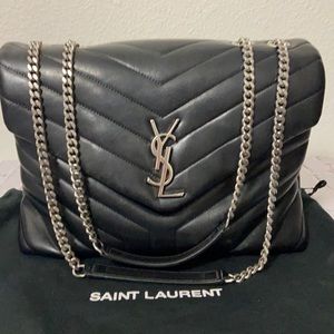 Yves Saint Laurent Medium Lou Lou Black Bag